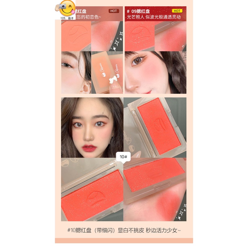 Phấn má hồng Xiyuan Xiyuan tông màu đất trang điểm không bay phấn
 | BigBuy360 - bigbuy360.vn