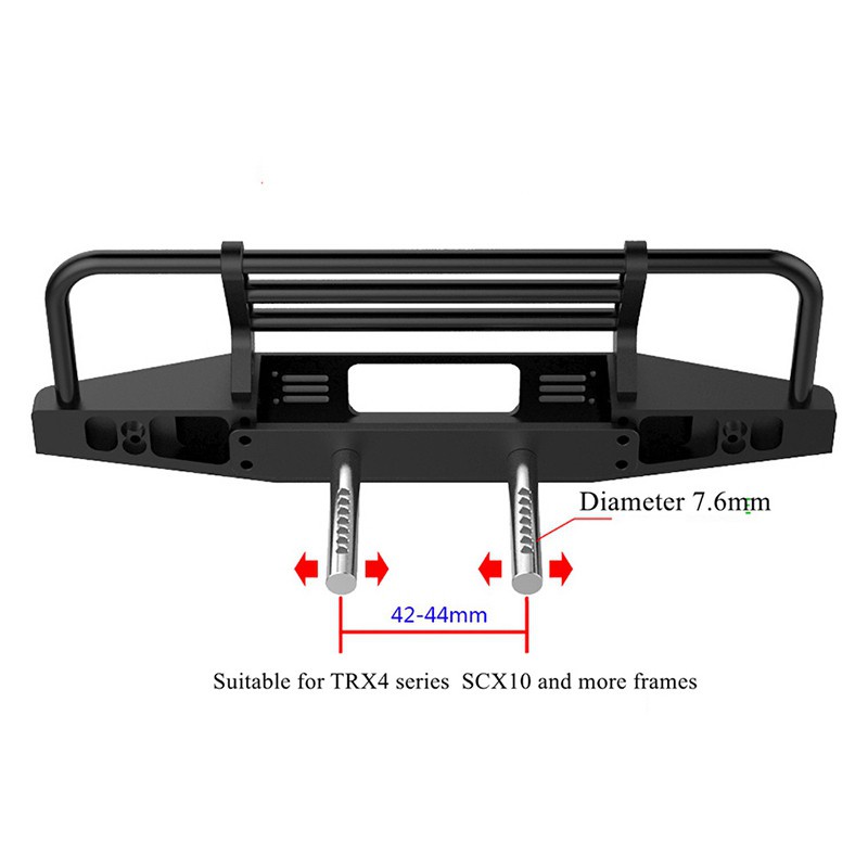 Thanh Chắn Trước Bằng Kim Loại Cho Xe Điều Khiển Từ Xa Trx4 Scx10 Ii 90046 90047 Tỉ Lệ 1: 10