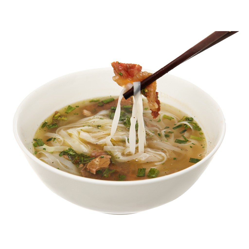 Phở Bò/ Miến Gà/ Bánh Đa Cua Chinsu Có Thịt Bò Nguyên Miếng 132g