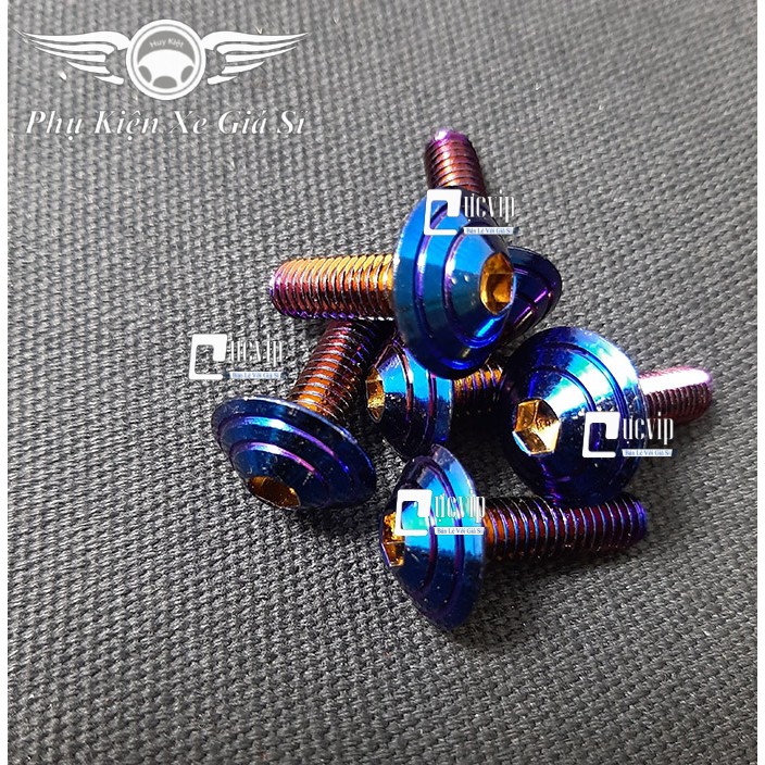 Combo 6 Ốc Đầu Dù Lục Giác 6Ly2 Titan MS3735