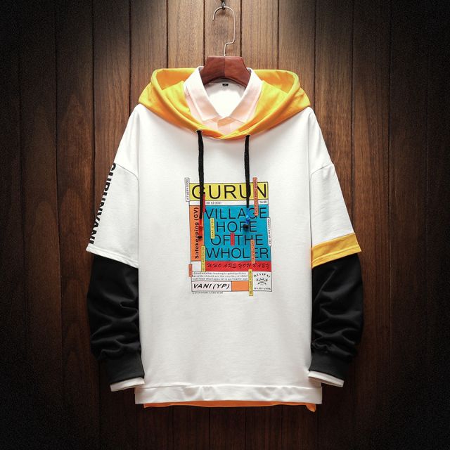 Áo khoác hoodie nam tay dài phong cách hiphop