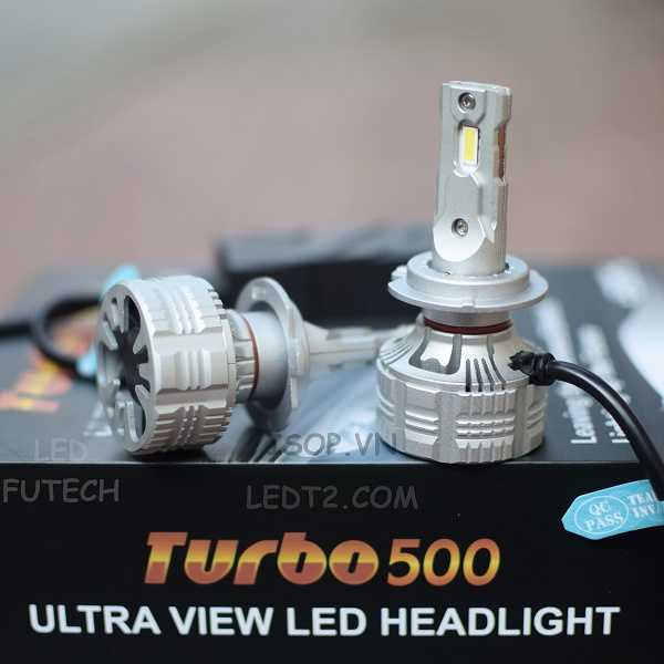 [Mã LIFEAU5SALE giảm 20k đơn 50k] [LEDT2 ISOP] Đèn pha LED Ultra View Turbo500 [Số lượng: 1 bóng]