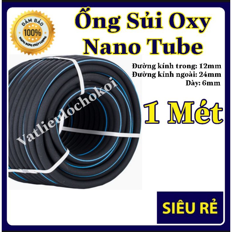 Ống sủi khí oxy nano tube siêu mịn giá rẻ sục oxy và đảo kanet