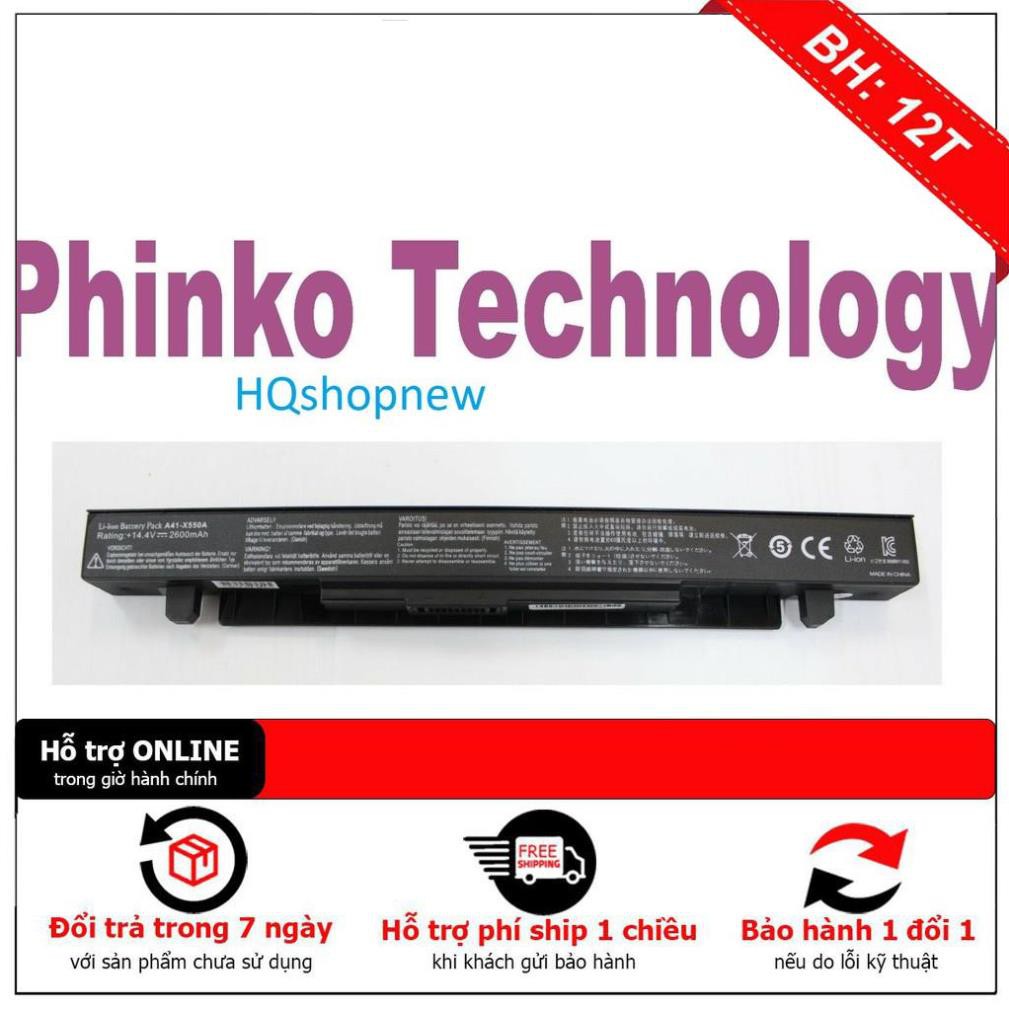 HCM] ⚡ Pin laptop asus X550, X550A, X550C, X550Ca, X550Cc, X550Cl, X550D, X550E, X550X zin