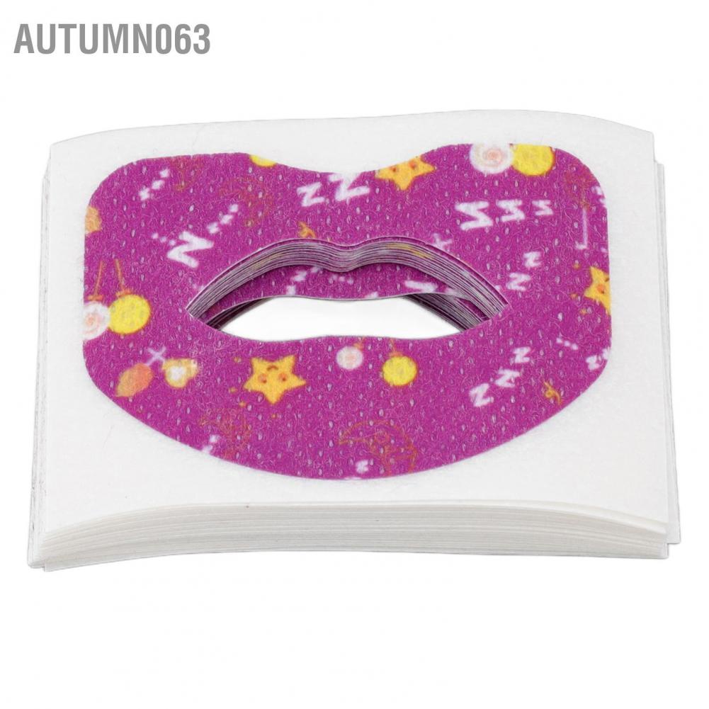 Set 30 Miếng Dán Miệng Mềm Mại An Toàn Cho Bé Khi Ngủ Hình dán chống há miệng khi ngủ Autumn063