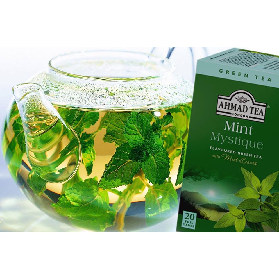TRÀ XANH AHMAD ANH QUỐC - BẠC HÀ  - Mint Mystique - Khách sạn, nhà hàng tiện dùng