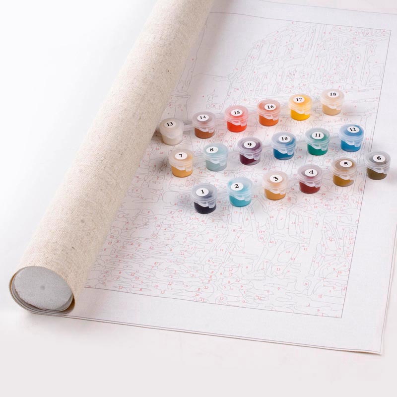 Bộ Dụng Cụ Vẽ Tranh Sơn Dầu Diy Cho Người Mới Bắt Đầu