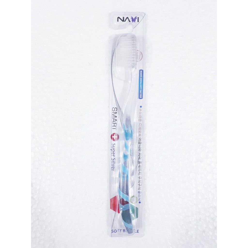 1 Cây Bàn Chải Đánh Răng Navi SMART Super Silver (Giao màu ngẫu nhiên)