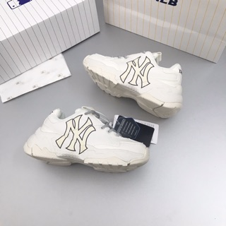 Giày Sneaker MLB NY Trắng Cao Cấp Hot Trend 2021