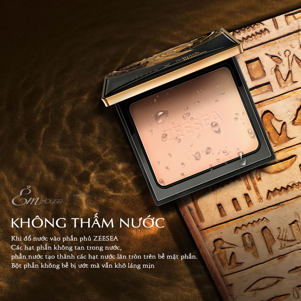 Phấn Phủ Dạng Lì ZEESEA Chống Thấm Nước Cho Da Dầu Matte Setting Powder