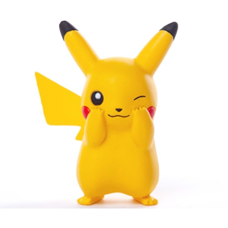 Mô hình chú chuột điện nhắm mắt cười Pikachu smile #3 Standard Size của Takara TOMY