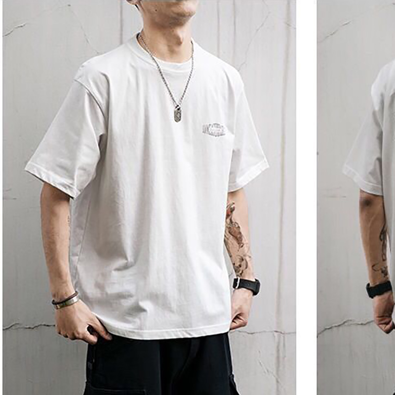 Áo Thun cotton Tay Ngắn Dáng Rộng In Họa Tiết retro Nhật Bản Thời Trang Mùa Hè Cho Nam