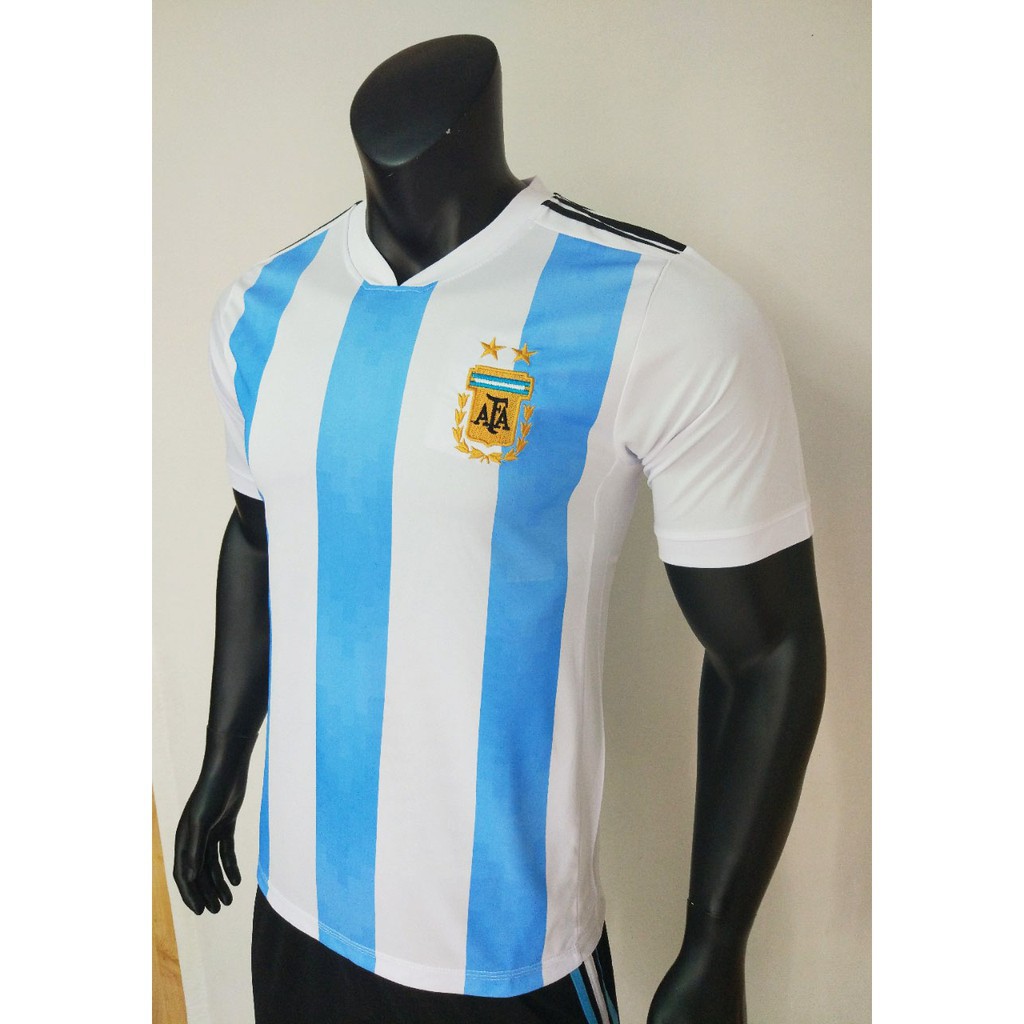 Quần áo đá banh đội tuyển Argentina sân nhà World Cup 2018