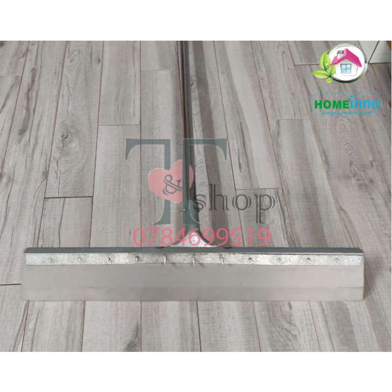 Cây Gạt Đẩy Nước Thép Không Gỉ Homeinno Lưỡi Gạt EVA 50/60/80cm