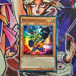 Thẻ bài Yugioh chính hãng | Beginning Knight | DOCS Super rare.