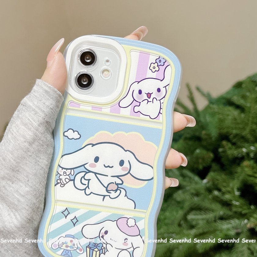 Ốp Điện Thoại Mềm Họa Tiết Chú Cún Hoạt Hình Dễ Thương Cho iPhone 13 12 11 Pro Max Xs Max Xr X 7 8 6 6s Plus