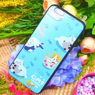 Ốp Lưng Iphone - Mèo Bắt Cá - 5/5s/6/6s/6+/6s+/7/8/7+/8+