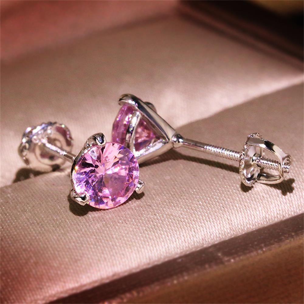 Bông Tai Ba Chấu Thiết Kế Độc Đáo Thời Trang Dự Tiệc Cưới|Bộ Lọc Nhiều Màu Sắc Dành Cho Aquamarine