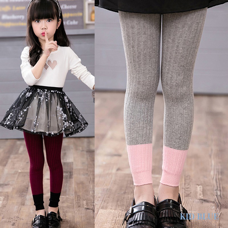 Quần Legging Dài Đến Mắt Cá Chân Dệt Kim Màu Kẹo Thoải Mái Dễ Phối Đồ Thời Trang Xuân Thu Hàn Quốc Cho Nữ