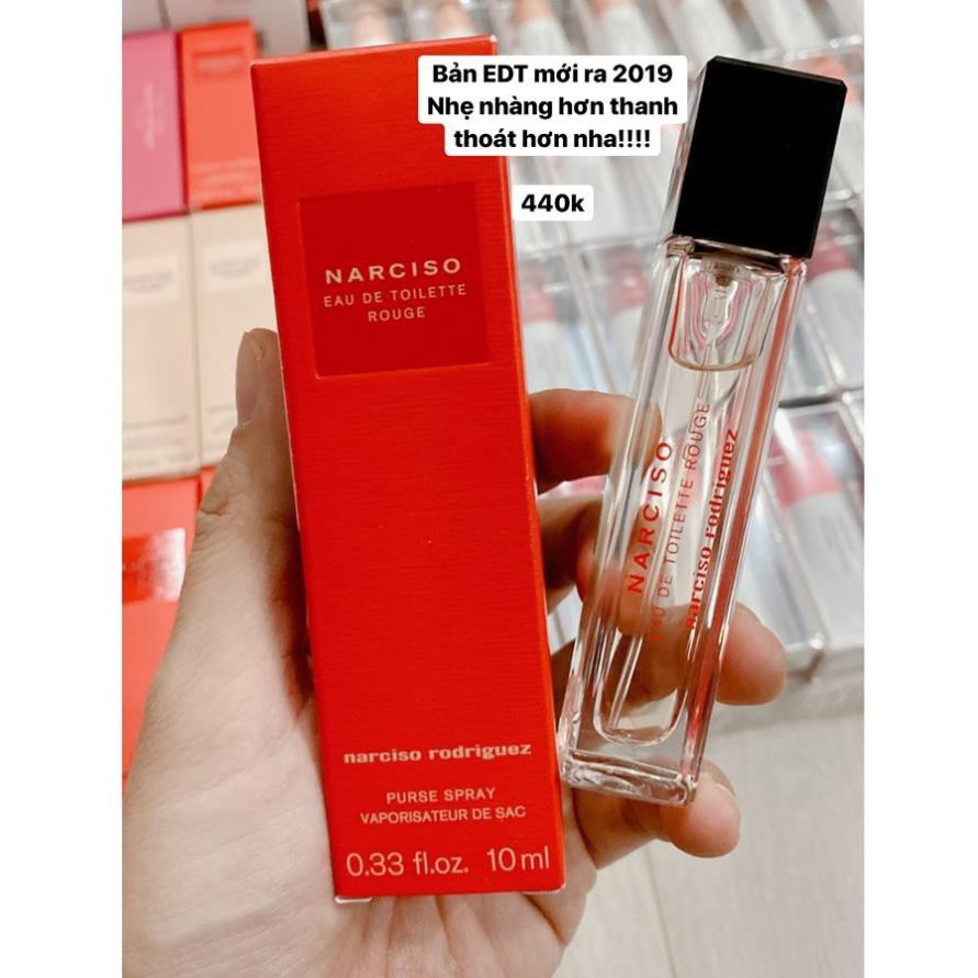 Nước hoa Naarciso Rodriguez Ambree For Her - Poudree - Rouge EDP - Rouge EDT - Fleur Musc - Pure Musc Mini 10ml