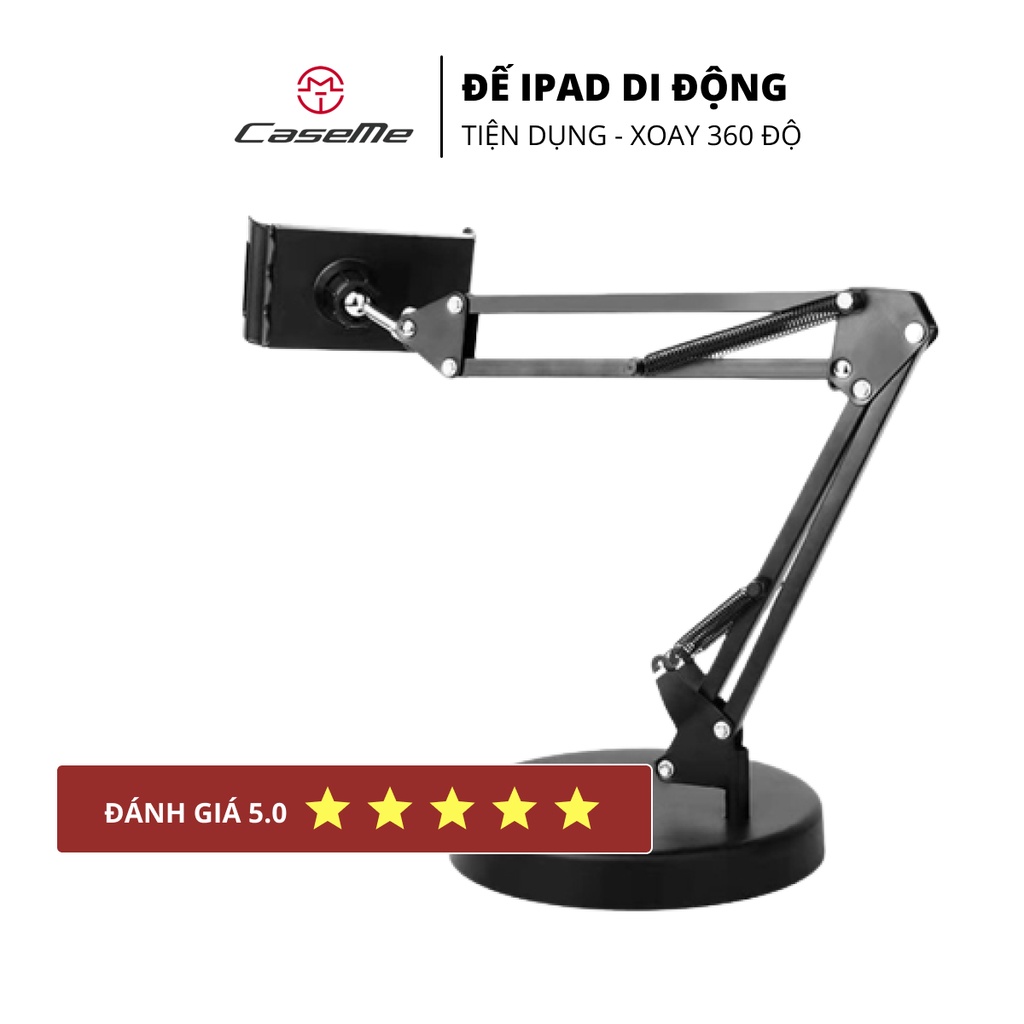 Giá đỡ tablet, máy tính bảng xoay 360 độ - Đế máy tính bảng, Ipad hợp kim nhôm vững chắc