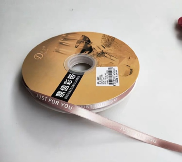 Combo 5 mét Ruybang dây nơ just for you lụa bản 1cm