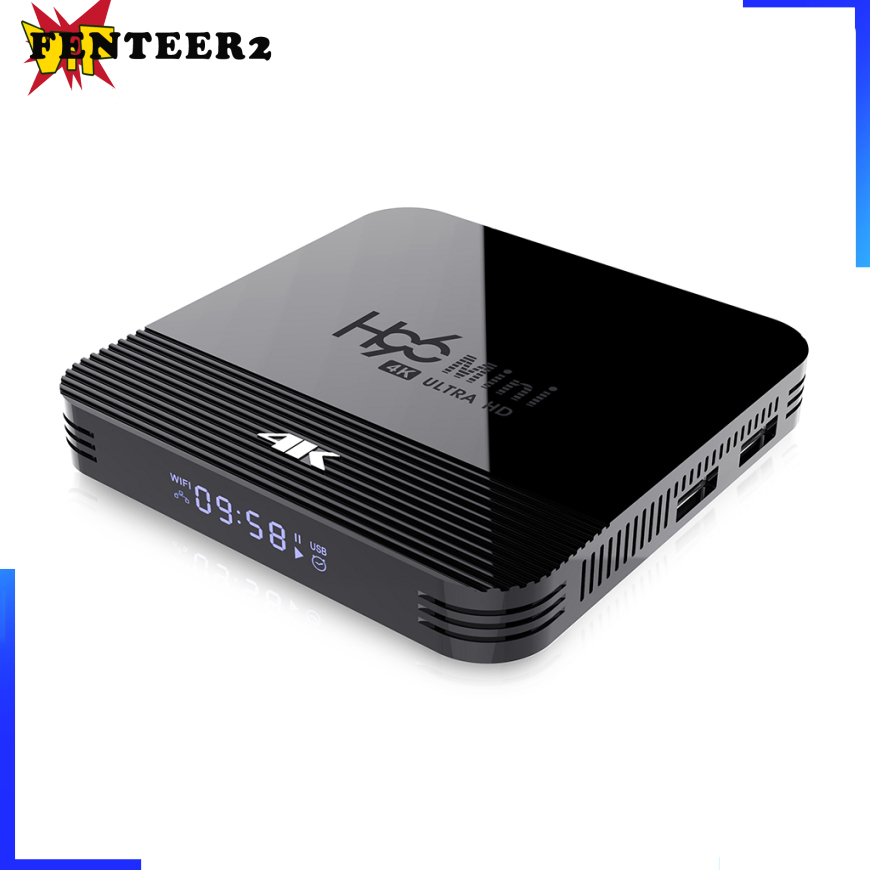 (Fenteer2 3c) Tv Box Android 9.0 H96 Mini H8 Rk3228A 2.4g / 5g 2 + 16gb Us