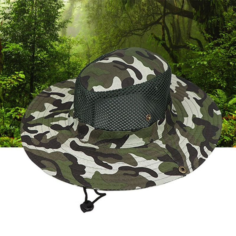 Nón Tai Bèo Rộng Vành Họa Tiết Rằn Ri Cá Tính Cho Nam Nữ