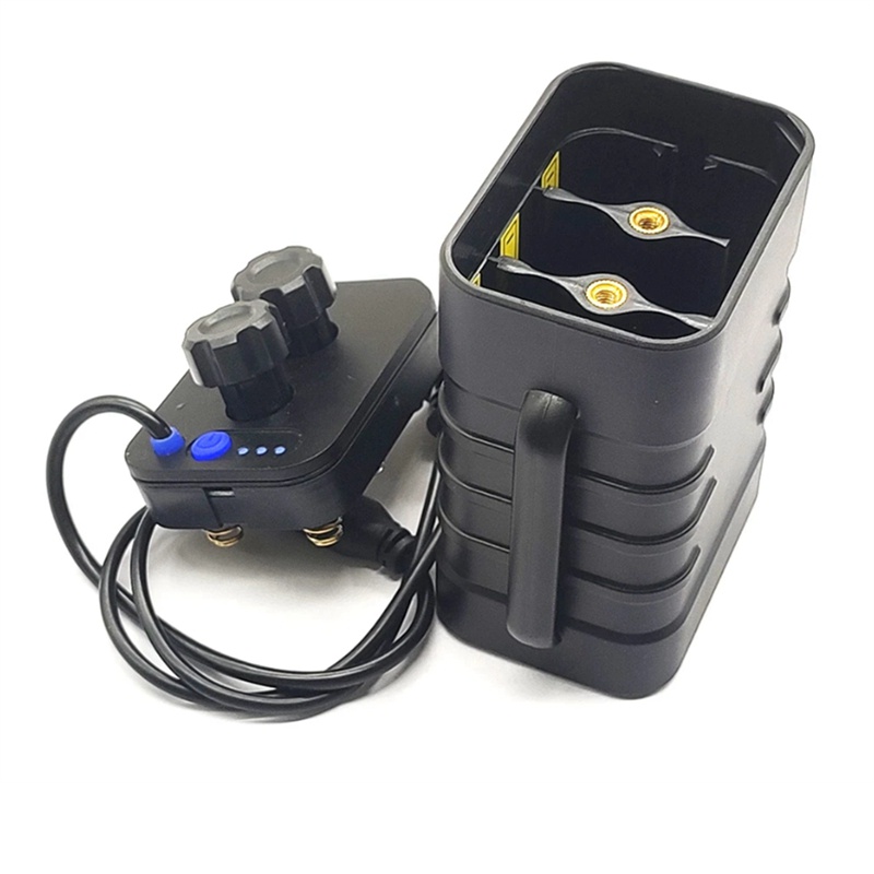 Hộp Sạc Pin Di Động Lithium 6 Ngăn 18650 6 X18650 18650 USB 5V DC 12.4V