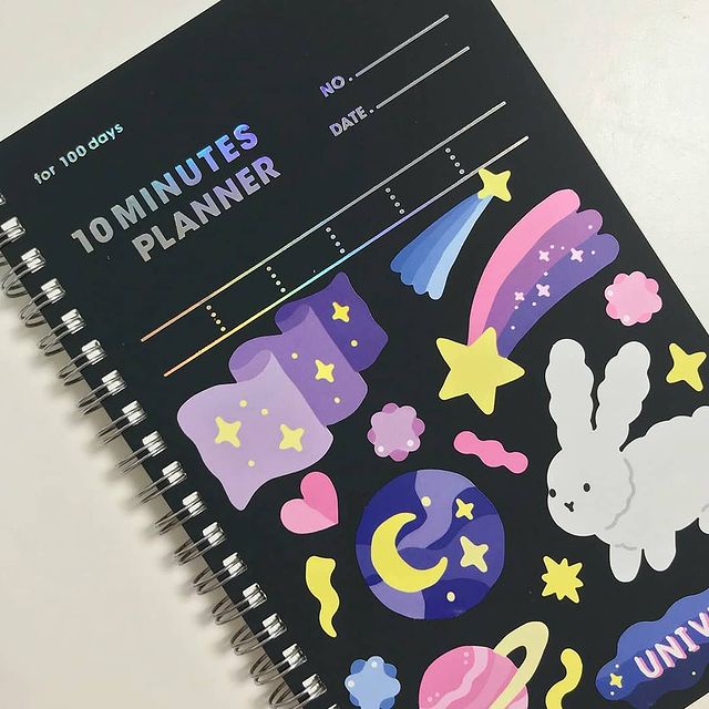 Sổ lập kế hoạch 100 ngày 10 minutes planner Motemote