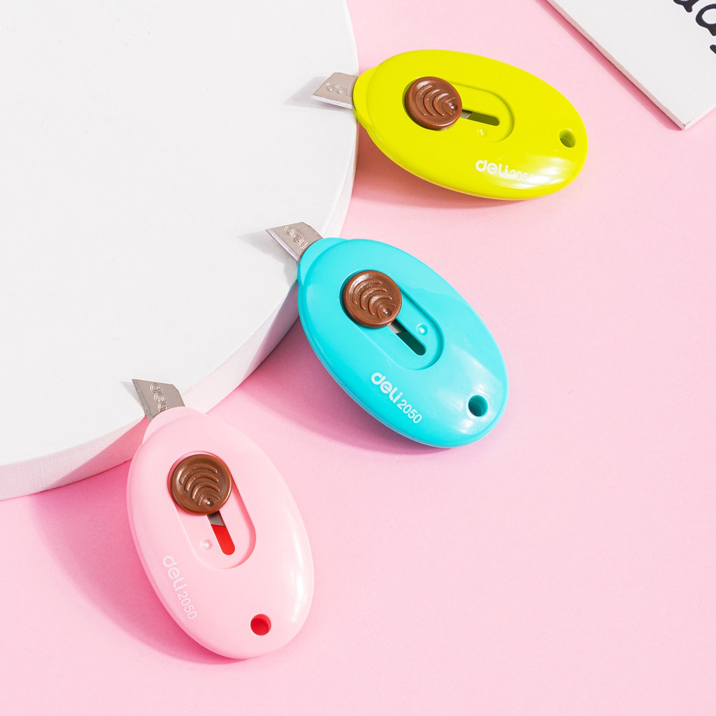 Dao cắt giấy mini nhiều màu tùy chọn dễ thương