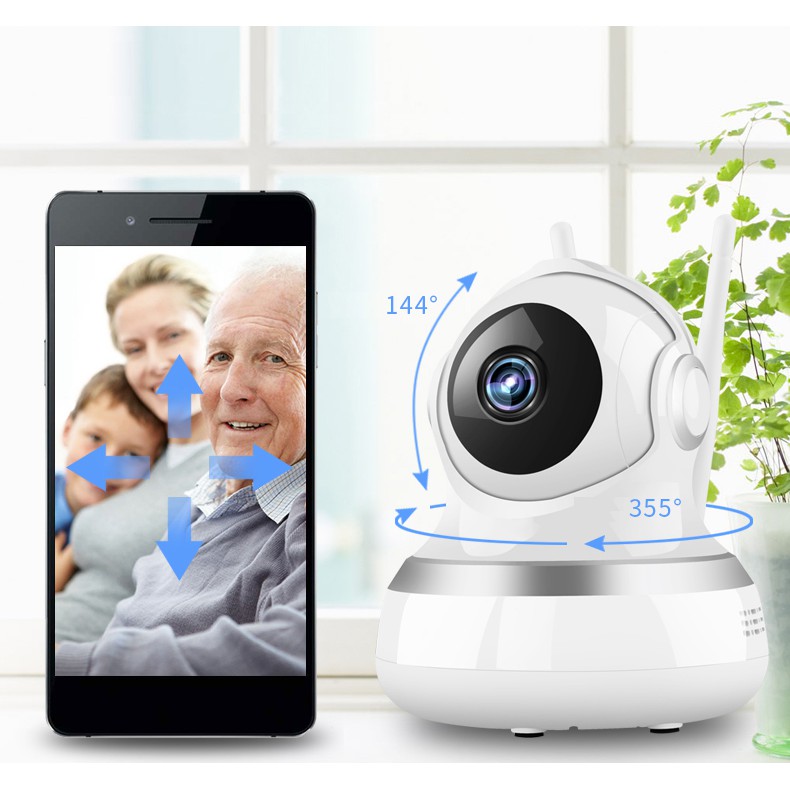 Camera Không Dây 1080 P Giám Sát Qua Wifi Energreen+ Thẻ Nhớ 32GB