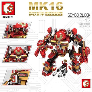 Mô Hình Lắp Ráp Lego Iron Man 586compatible