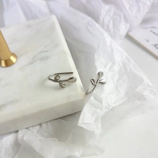 Khuyên tai lá đeo 2 kiểu tinystore94 s925