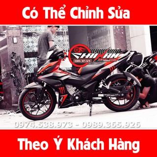 Tem Xe Winner 150 Monster Đỏ Đen