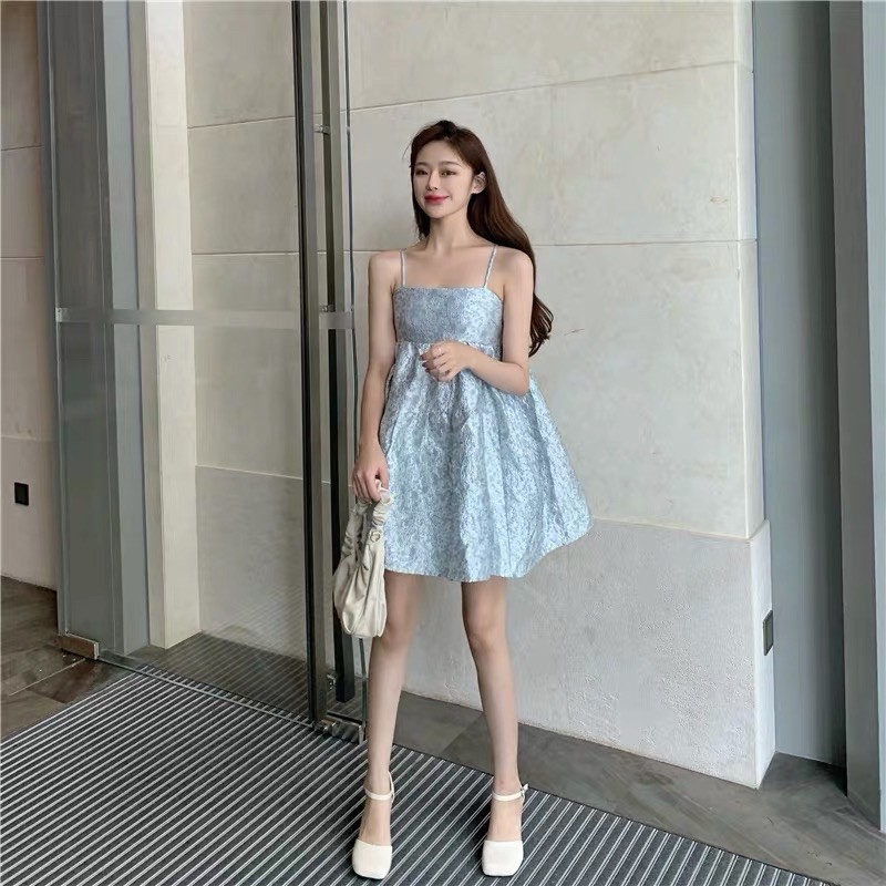 🤍 VÁY HAI DÂY BABY DOLL HAI MÀU 🤍 ORD QC 10-15 NGÀY