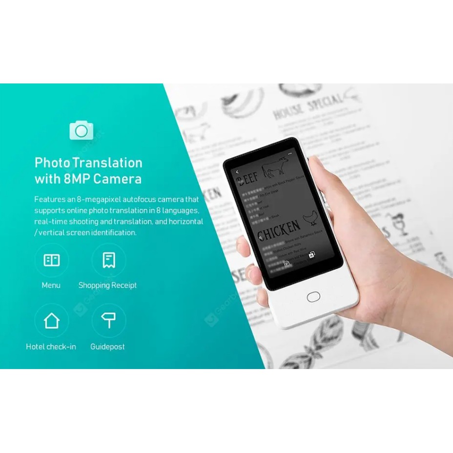 Máy phiên dịch cảm ứng XIAOMI mijia touch- screen Translator