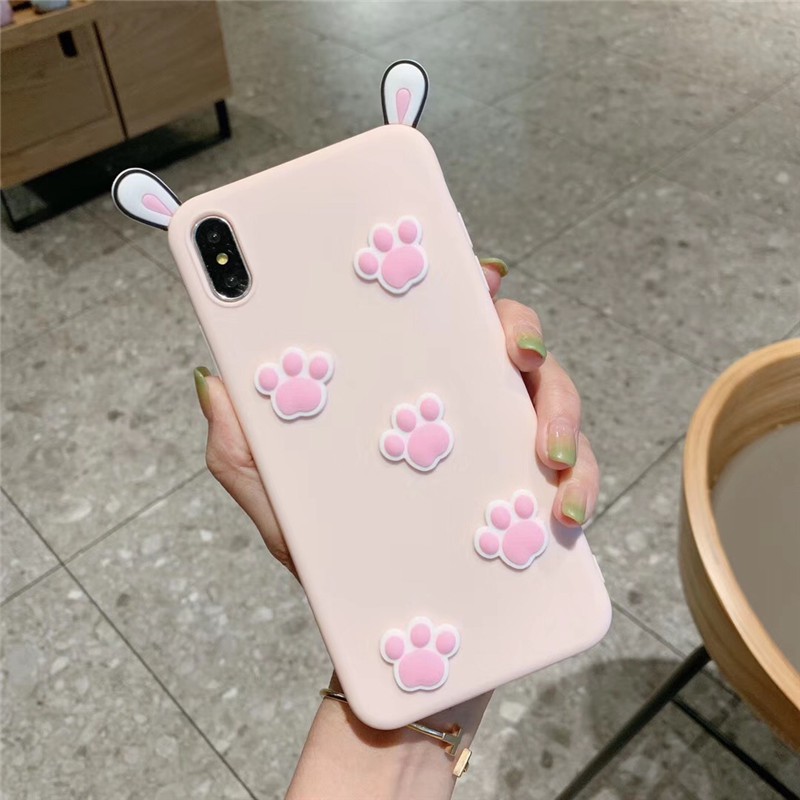 [ IPHONE ] Ốp Lưng Silicon Chân Gấu Nổi - B105 | BigBuy360 - bigbuy360.vn