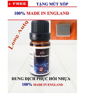 Chai phục hồi nhựa nhám Plastic Remover England 10ml