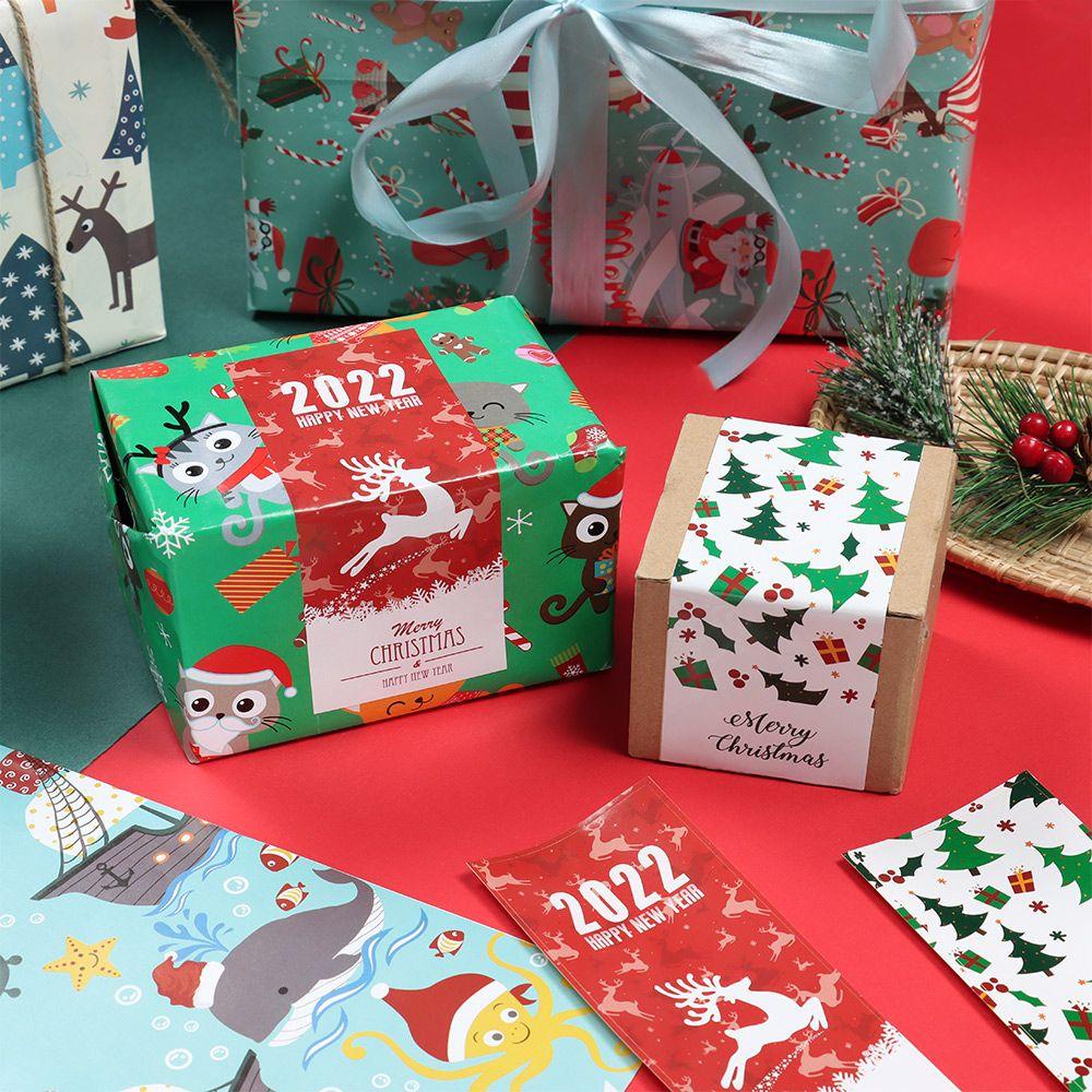 CONOPERY Bộ 50 Miếng Dán Trang Trí Giáng Sinh 6 * 15cm