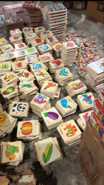 Đồ chơi tranh xếp ghép hình cho bé loại dày đẹp