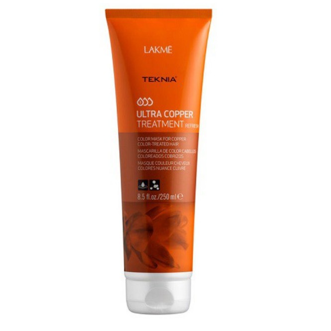 Kem ủ tóc cho tóc nhuộm màu đồng Lakme Teknia Saffron Copper Color Refresh Mask 250ml