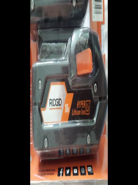 Ridgid 18v/ 4A, chính hãng Ridgid cho máy khoan, cưa.. v..v
