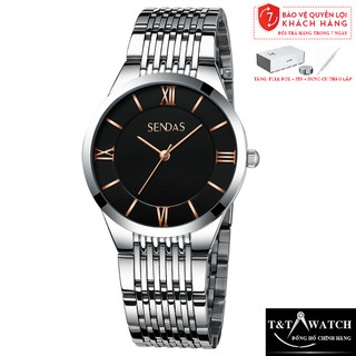 [SIÊU ĐẸP] ĐỒNG HỒ NAM SENDA 8024 DÂY THÉP CAO CẤP KHÔNG GỈ