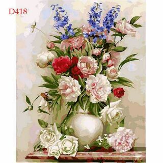 Tranh hoa sơn dầu số hóa