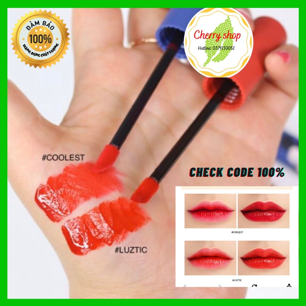 [ Auth-check code]Son Kem 3CE TATTOO LIP TINT - PHIÊN BẢN CHUỘT MICKEY 💝 Son 3CE DISNEY MicKey