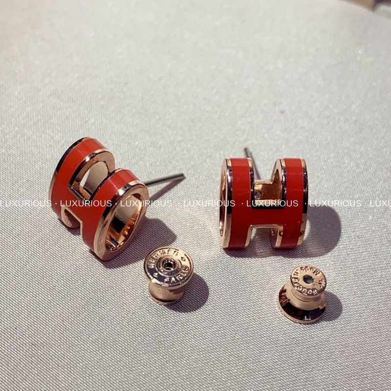 Khuyên Tai Nữ Hình Chữ h S925 Sang Trọng