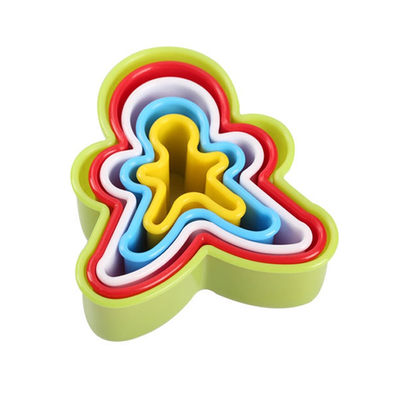 1 Bộ Khung Cắt Bánh Quy Bánh Tự Làm Khuôn, Dụng Cụ Cắt Cạnh Trang Trí Hình Trái Tim Đảng Cookies Nhựa Nhà Sản Xuất