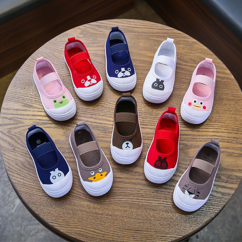 Giày lười slip on vải canvas cho bé trai bé gái (GTE01)