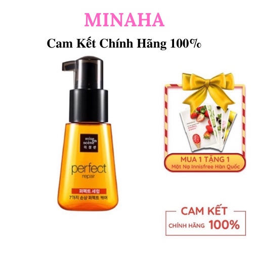 Dầu Dưỡng Tóc Mise En Scene Perfect Repair Mềm Mượt Tạo Hình Tóc Không Nhờn Dính (70ml)